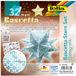 Folia Bascetta-ster vouwbladen, 200 x 200 mm, wit/koper, 90 g/m2, 32 vel