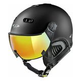 CP Carachillo Skihelm Zwart Mat - Verstelbaar - Meekleurend Vizier - MIPS