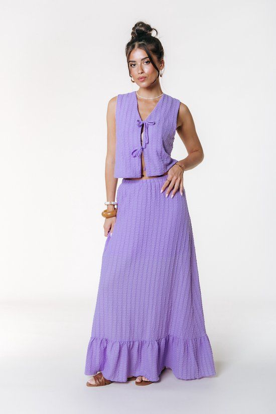 Colourful Rebel Yui Structure Maxi Skirt- M
