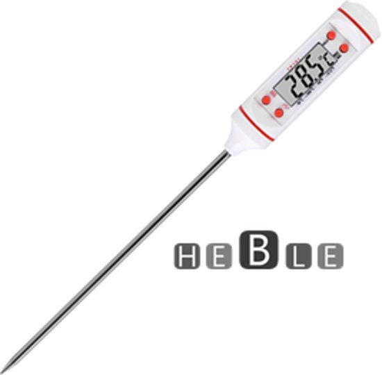 Heble Digitale Vleesthermometer - BBQ thermometer - Voedselthermometer - Inclusief opbergkoker