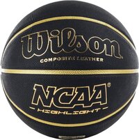 Wilson NCAA Highlight 295 Basketball WTB067519XB, Unisex, Zwart, basketbal, maat: 7