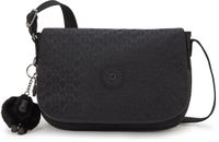 Kipling schoudertas Basic Plus Eyes Wide Open Earthbeat Signature Emb zwart