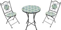 AXI Amélie 3-delige Mozaïek Bistroset Blauw/geel