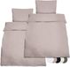 Beautissu Julie Renforcé, 135x200 + 80x80 cm, Taupe, 4-delig, housse de couette
