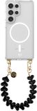 AVY Samsung Galaxy S25 Ultra Hoesje met Koord & MagSafe 30CM Cupid Black