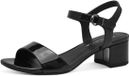 Tamaris Dames Sandalen met hak 39 Zwart