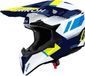 Airoh Wraaap Vision Motocrosshelm - Maat XL - Wit/Geel/blauw