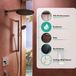 Hansgrohe Raindance alive S - hoofddouche 300 - 1jet - ecosmart - geborsteld brons (brons)