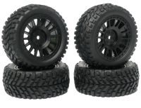 Solidchoice - Pneus en Roues en plastique pour voitures RC