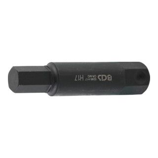 BGS Bit - 100 mm - 22 mm Buitenzeskant - INBUS 17 mm - 1 Stuk