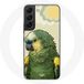 Maniacase Hoesjes voor Samsung Galaxy S21 FE Amazon Papegaai Vert