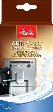 Melitta Anti Calc - Ontkalkingspoeder - 2 x 40g - Voor Koffiemachines