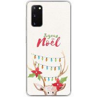 Samsung Galaxy S20 Beschermende siliconen case lichtgevend rendier