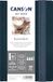 Canson Professioneel boek, illustratiepapier, glad, 200 g/m², genaaid notitieboek, hardcover, 14 x 21,6 cm, wit, 40 vellen