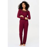 LingaDore bamboe pyjama - donkerrood