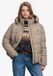 Superdry Premium Gewatteerde Jas Met Capuchon Dames Verweerd Steenbruin