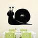 Ambiance Sticker Schoolbordsticker - uitwisbare zelfklevende muurstickers - SLAK SILHOUET - 55x75cm
