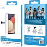 MYWAY Starterpakket zachte hoes van gehard glas Geschikt voor Apple iPhone 11, Transparant