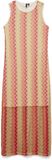VERO MODA - VMTERESA SL O-NECK 7/8 DRESS JRS GA - Femme - Robe longue