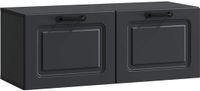 vidaXL Wandmontage TV-kast Zwart 78,5 x 31 x 30 cm Bewerkt hout