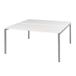 Bisley Bureautafel Quattro FH zi/wi