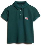 Superdry Ath Essential Graphic Korte Mouw Poloshirt Groen XS Vrouw