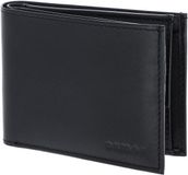 oxmox Leren portemonnee Leather RFID Protect Pocketbörse Pure 2.0 Embossed Black zwart