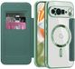 Techsuit Hoesje geschikt voor Google Pixel 10 Pro XL - SmartMag Book Wallet Case - Geschikt voor MagSafe - Groen