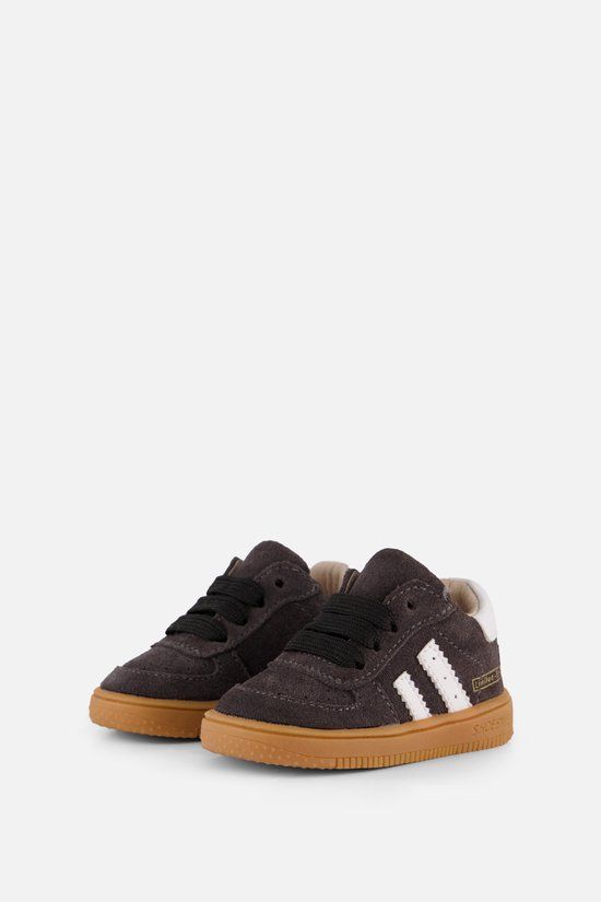 Shoesme Sneakers Donker grijs Suède - Maat 23