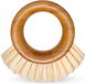 The Ring Bamboe Groenteborstel – Ronde Groente- en Fruitborstel – Reinigingsborstel voor Aardappelen, Wortels, Fruit en Groenten