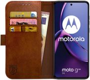 Rosso Element Motorola Moto G84 Hoesje Book Case Wallet Bruin