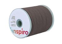 INNSPIRO Katoenen koord, gewaxt, fijn, bruin, 3,0 mm, 50 m.