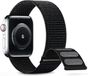 By Qubix Qubix Nylon Sport Loop Bandje - Zwart - Geschikt voor Apple Watch 44mm / 45mm / 46mm / 49mm