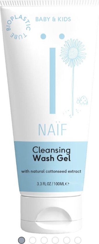 Naif - Reinigende Wasgel - 100ml - Alle Huidtypes - Hypo-allergeen - pH-neutraal