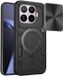 Techsuit Hoesje geschikt voor Xiaomi 17T Pro - CamGuard Pro Back Cover - Zwart