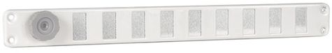 Nedco BV Schuifrooster 300x30mm aluminium wit