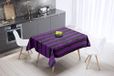 Bonamaison Tafelkleed, Anti-Mold, Sneldrogend, Waterdicht, 100% Polyester Tafellaken, Paars, zwart, 140 x 140 Cm