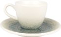 Bonna Sway - Espresso kopjes & schotel - 80 cc - Porselein - set van 6