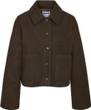 Noisy may Nmlucy Short Jacket Noos 27037762 Chocolate Brown/melange Dames Maat - XS