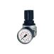 Riegler RB 06-3 drukregelaar, doorg. Drukvoorziening »multifix-mini«, incl. manometer, BG 0, G 1/4, PE max. 16 bar, regelbereik 0,1-3 bar