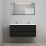 On-Line Badkamermeubelset - 120 cm - Mat Zwart