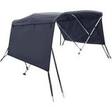 Toit Bimini 3 Arceaux Parois Latérales 183x(154-167)x137 cm CFW500197