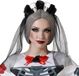 Atosa Halloween/horror verkleed diadeem/tiara/bloemenkrans - zombie/heks/day of the dead - dames/meisjes