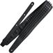 Richter 1814 Blackness Gunblack Pan Head Studs Guitar Strap