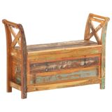VidaXL Halbankje 103x33x72 cm massief mangohout