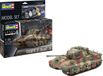 Revell Modelbouwkit Militaire voertuigen - 63249 Henschel Turret Tiger II Ausf.B - Panzerkampfwagen VI - Model Set Plastic - 1:35 - Modelbouw