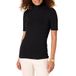 Amazon Essentials Dames Katoenen Modaal Gedrapeerde Coltrui met Pofmouwen