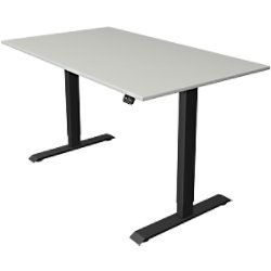 Kerkmann Zit-sta-bureau 10181311 Melamine Antraciet; Lichtgrijs