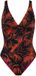 Triumph Dameszwempak Red Label Summer Palm Gebloemd Bruin 44C