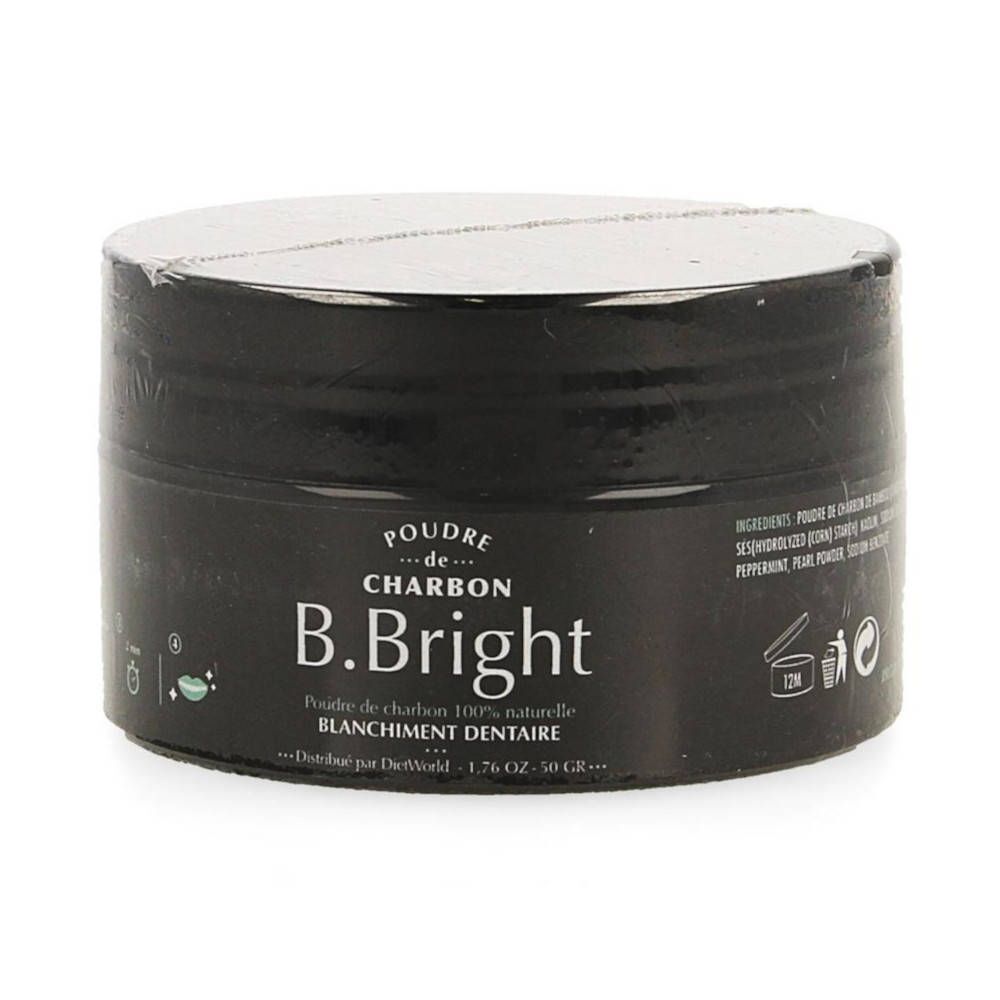 Diet World B. Bright Houtskoolpoeder 50 g